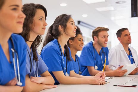 OQMPS students during a training session